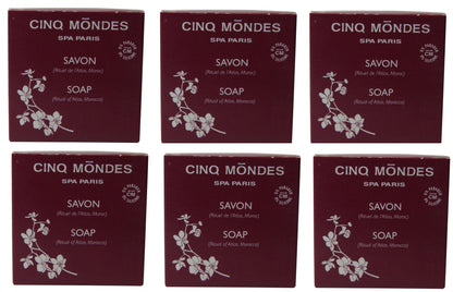 Cinq Mondes Soap Rituel de l'Atlas lot of 6 each 1.4oz. Total of 8.4oz
