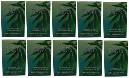 Bath & Body Works Rainkissed Leaves Soap lot of 10 each 2oz bars. Total of 20oz