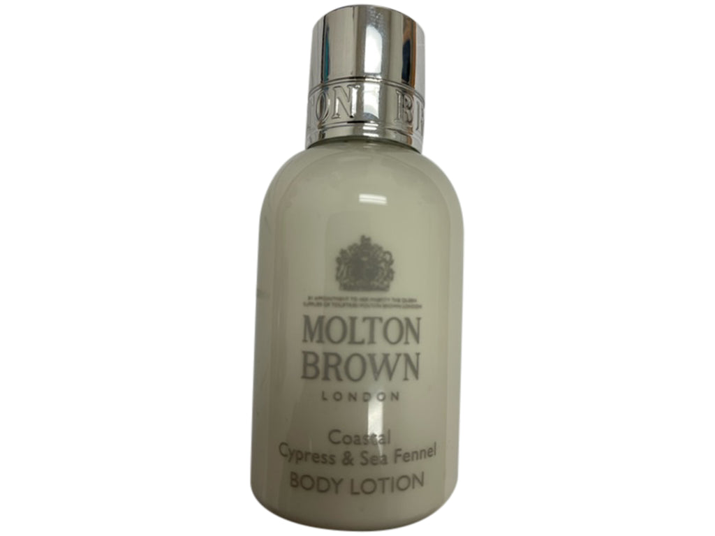 Molton Brown Coastal Cypress and Sea Fennel Body Lotion Lot of 6 ea 1.7oz Bottles. Total of 10.2oz