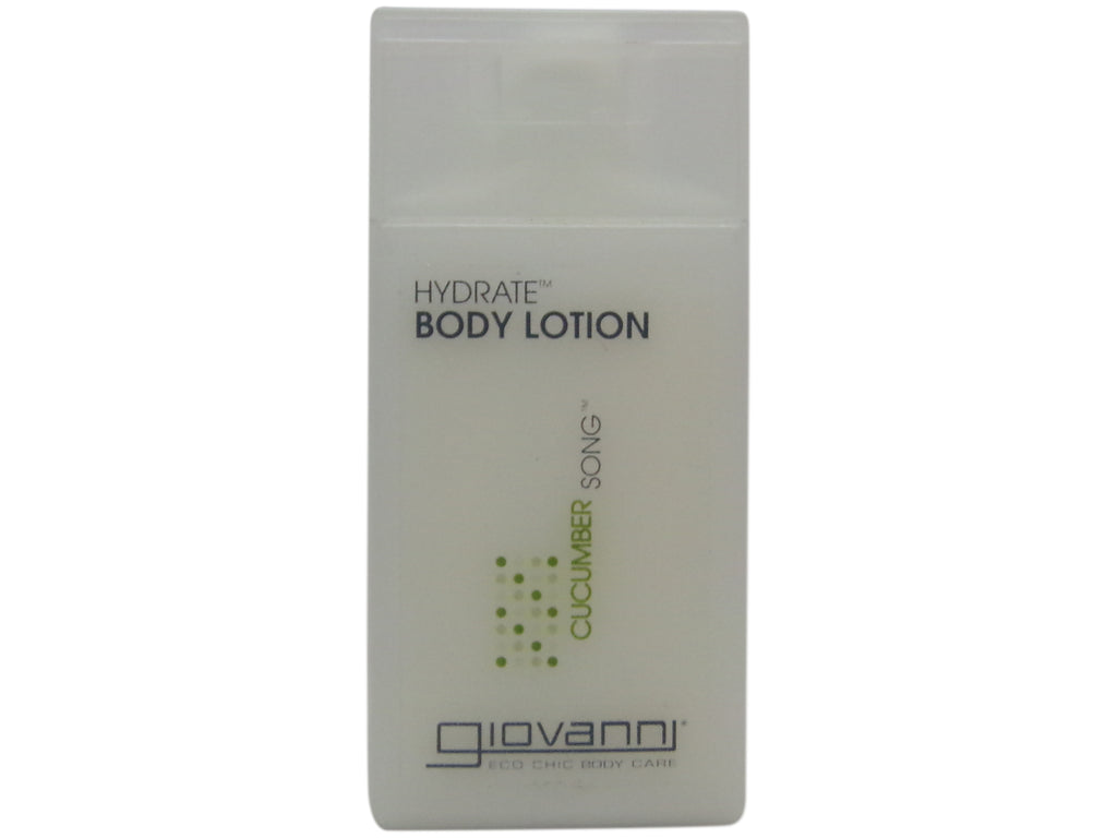 Giovanni Cucumber Song Hydrate Body Lotion Lot of 24 each 0.8oz bottles. Total of 19.2oz