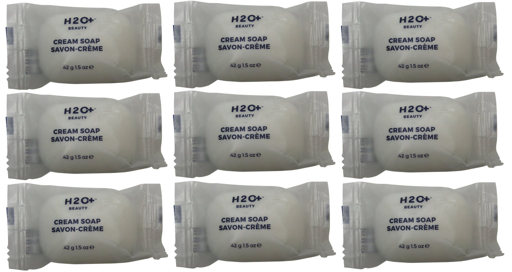 H2O Plus Cream Soap lot of 9 1.5oz bars. Total of 13.5oz
