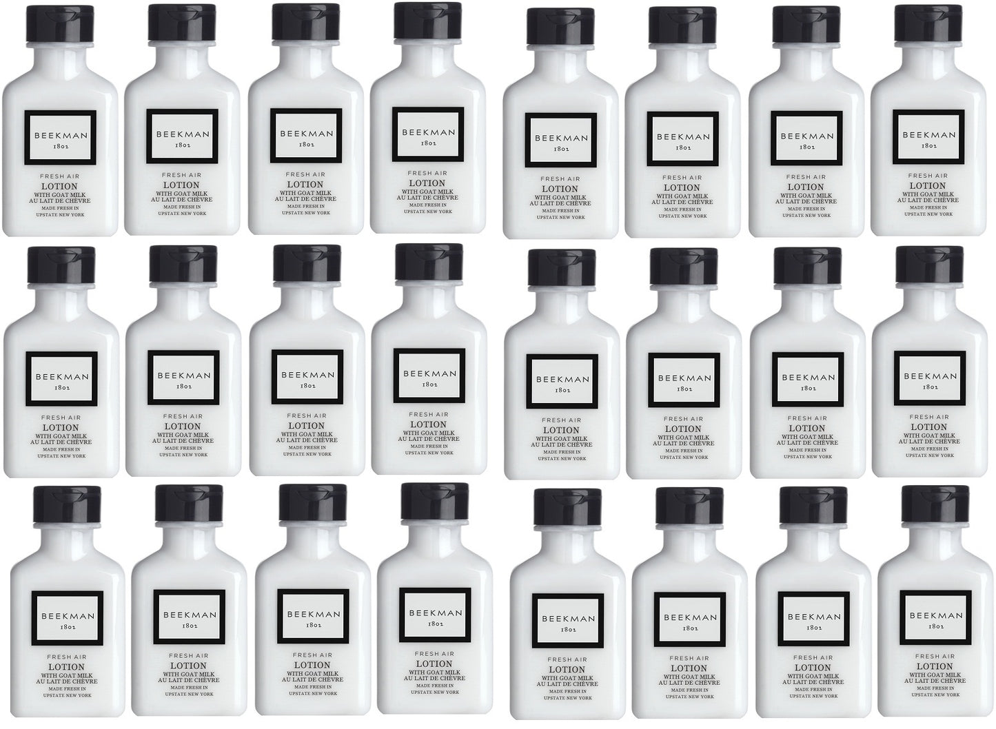 Beekman 1802 Fresh Air Lotion Lot of 24 Each 1oz Bottles. Total of 24oz