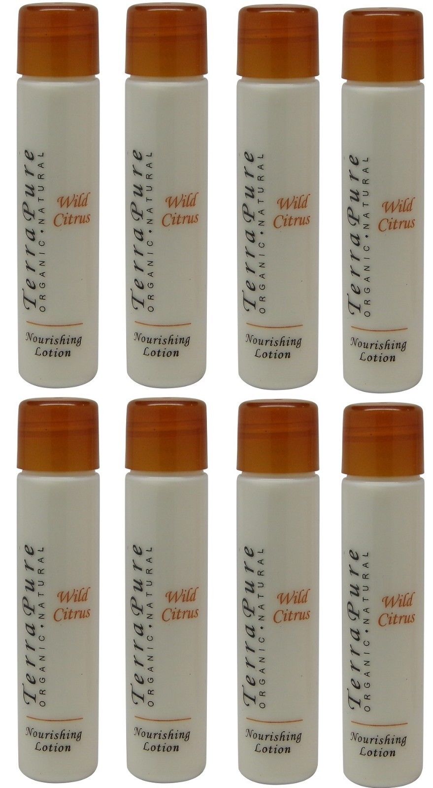 Terra Pure Wild Citrus Nourishing Lotion Lot of 8 1oz Bottles Total of 8oz