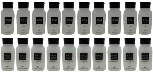 Beekman 1802 Country Inn & Suites White Shampoo &Conditioner (10 of Each) 0.75oz