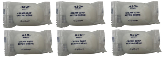 H2O Plus Cream Soap lot of 6 1.5oz bars. Total of 9oz