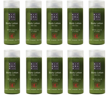 Rituals Mei Dao White Lotus & Yi Yi Ren Body Lotion. Lot of 10. Total of 8.5oz