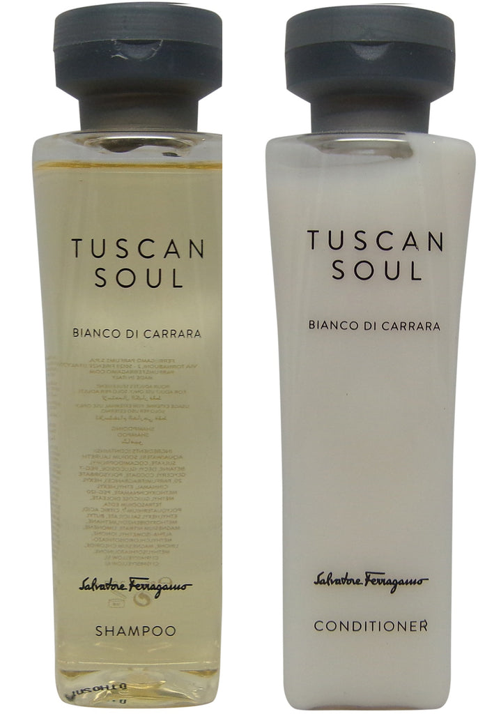 Salvatore Ferragamo Bianco Di Carrara Shampoo & Conditioner lot of 2 (1 of each) 2.9oz bottles