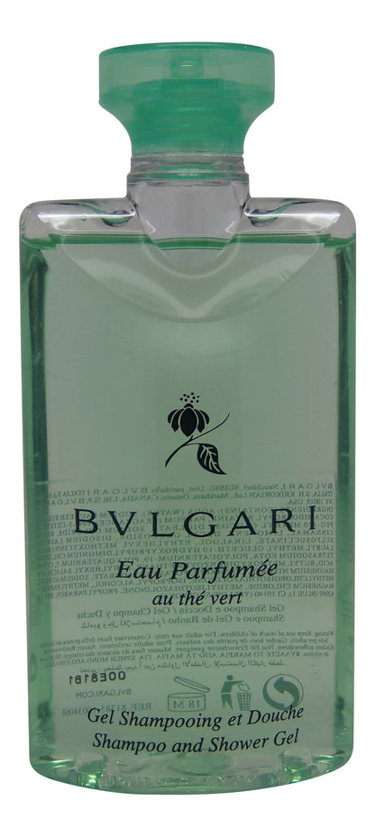 Bvlgari Au The Vert (Green Tea) Shower Gel, 2.5 Fluid Ounces - Set of 3