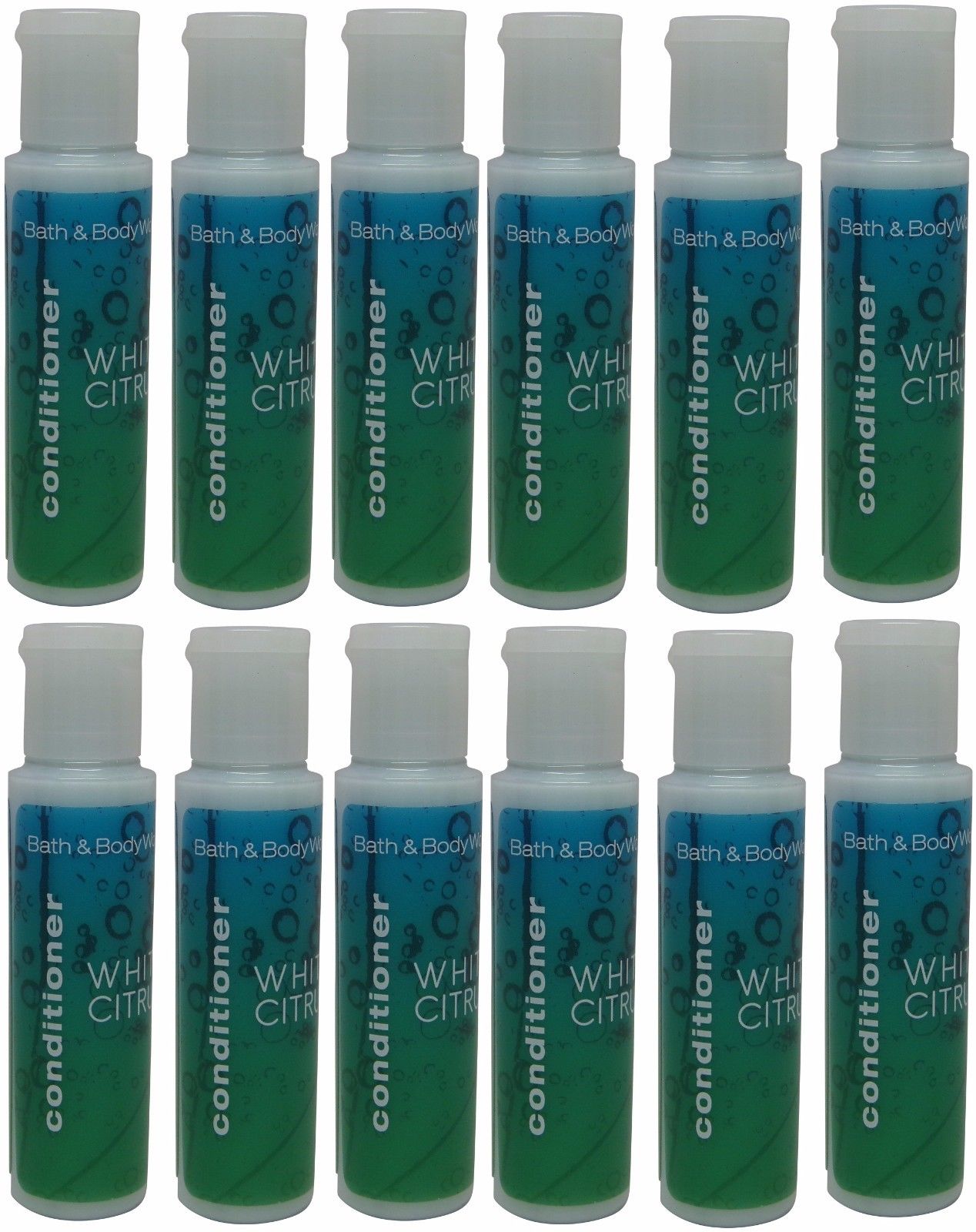 Bath and Body Works White Citrus Conditioner Lot of 12 Each 0.75oz Total of 9oz