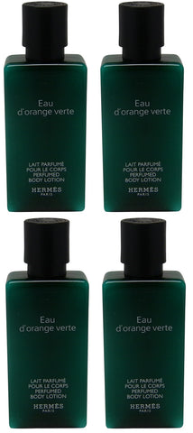 Hermes Eau d'Orange Verte 5.4oz (Four 1.35 Ounce Bottles) Body Lotion