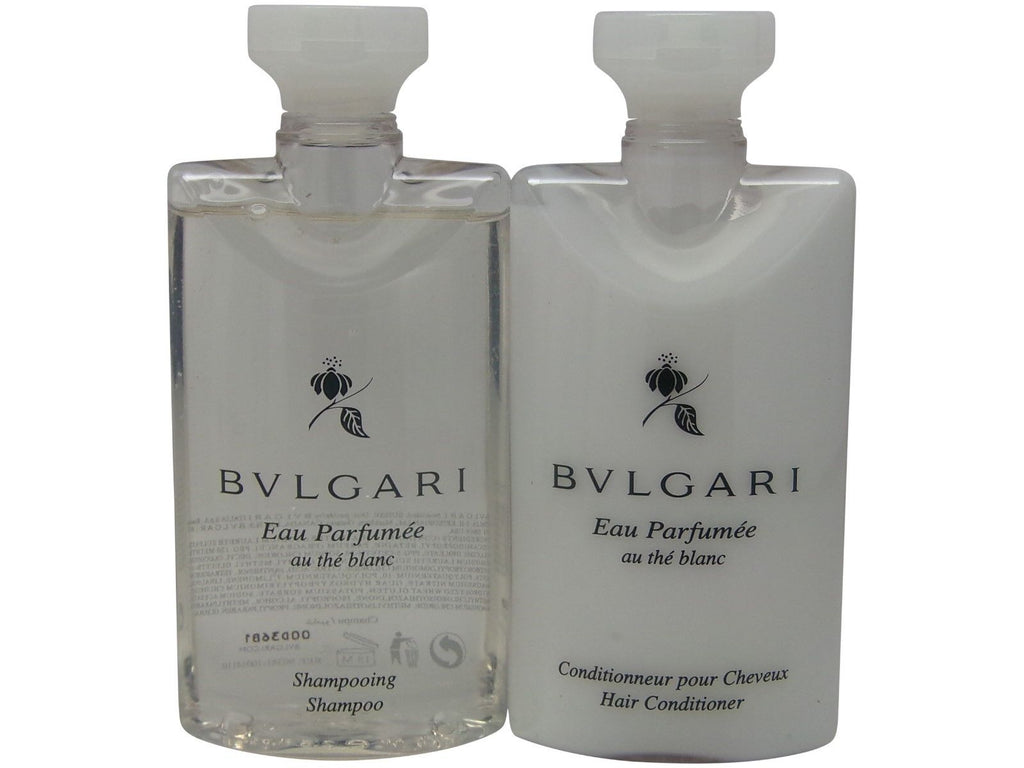 Bvlgari White Tea au the blanc Shampoo & Conditioner lot of 4 (2