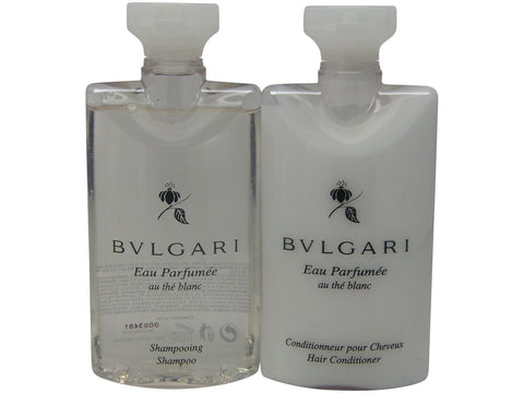 Bvlgari White Tea au the blanc Shampoo & Conditioner lot of 4 (2 of each)