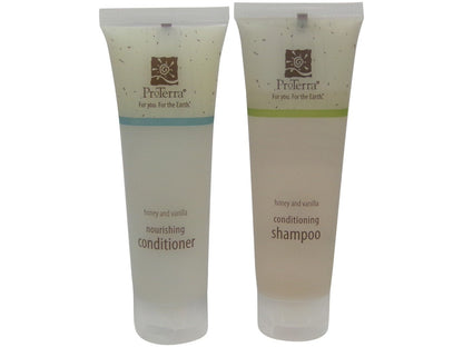 ProTerra Honey & Vanilla Shampoo and Conditioner Lot of 8 (4 of Each)