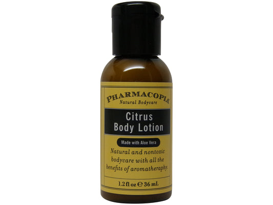 Pharmacopia Citrus Body Lotion lot of 8 each 1.2oz bottles. Total of 9.6oz
