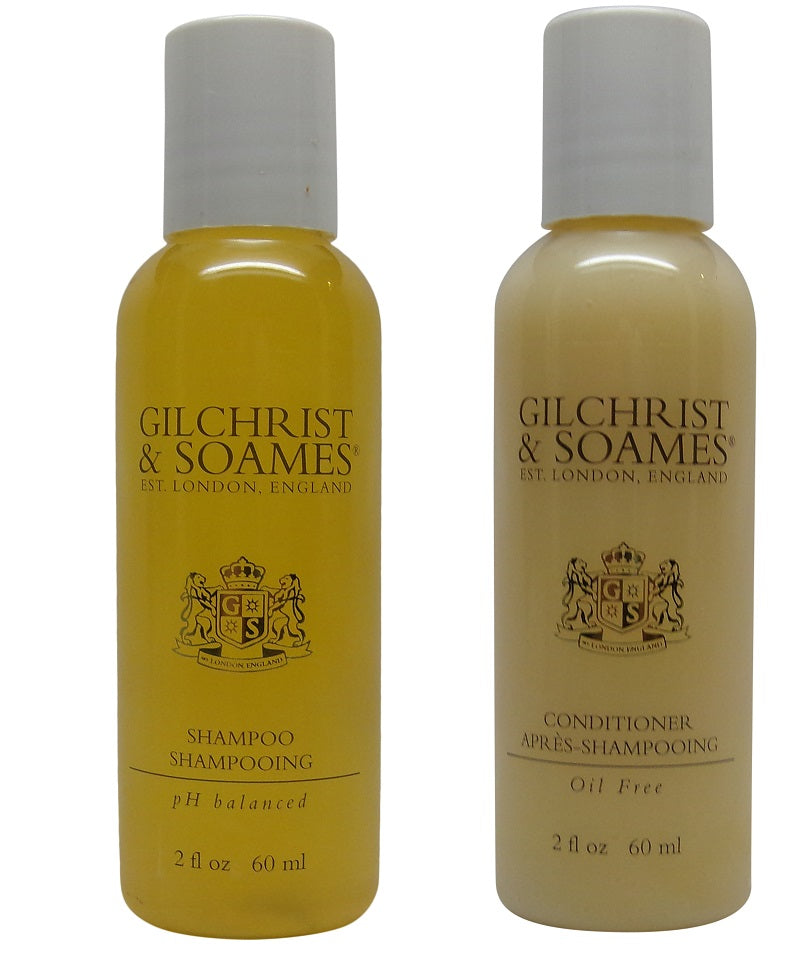 Gilchrist & Soames English Spa Shampoo & Conditioner Lot of 6 (3 of each) 2oz Bottles