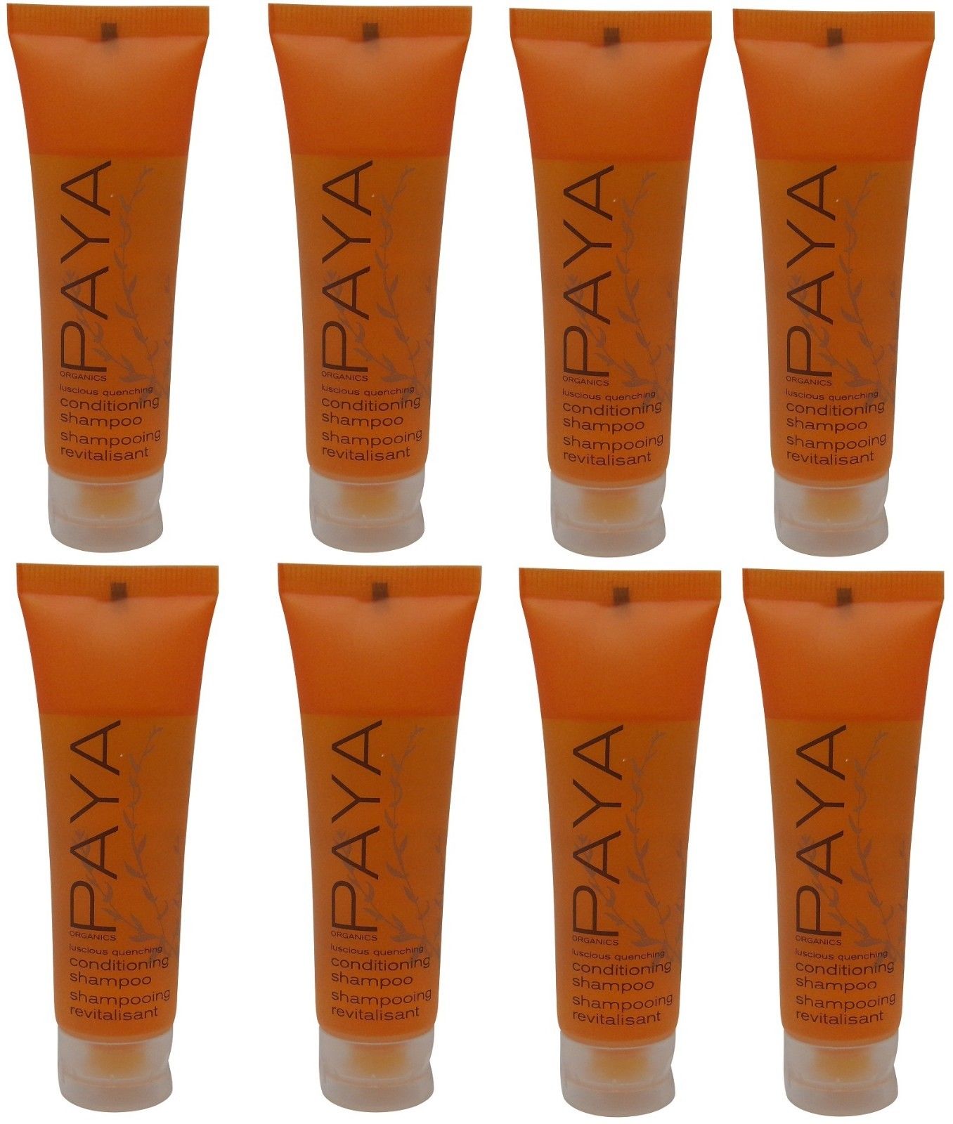 PAYA Organics Luscious Quenching Shampoo lot of 8 bottles Total of 8oz