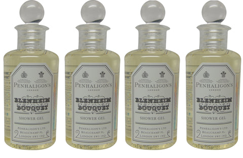 Penhaligons Blenheim Bouquet Shower Gel lot of 4 each 3.4oz Bottles.Total of 13.6oz