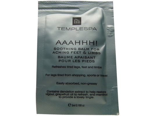 Temple Spa Aromatherapy AAAHHH Soothing Balm for Feet and Limbs Lot of 50