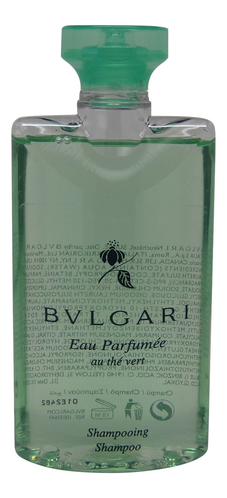 Bvlgari au the vert Green Tea Shampoo lot of 2 each 2.5oz Total of 5oz