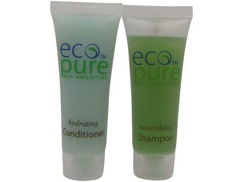 Eco Pure Nourishing Shampoo and Hydrating Conditioner Lot of 4 (2 of each) 1oz