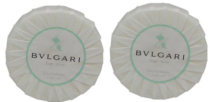 Bvlgari au the vert Green Tea Soap lot of 2 each 2.6oz Total of 5.2oz