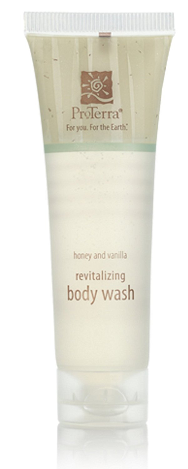 ProTerra Honey & Vanilla Revitalizing Body Wash Lot of 16 Each 1oz Bottles