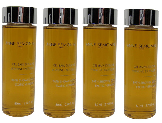 Anne Semonin Bath & Shower Gel lot of 4 each 2.7oz Bottles.Total of 10.8oz