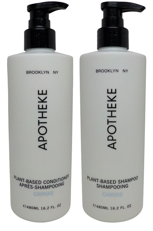 Apotheke Canvas Shampoo and Conditioner 16.2oz Pump Bottles