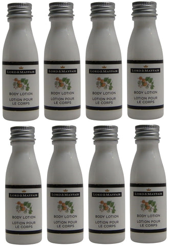 Lord and Mayfair Apple & Wicker Body Lotion Lot of 8 Each 1oz Bottles.