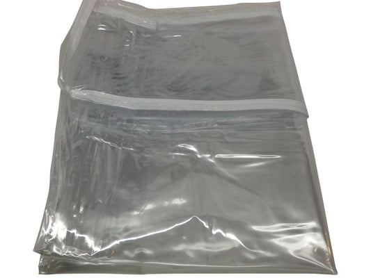 3 Each Resealable Plastic Vinyl Storage Bags 20"x 26"x 6"