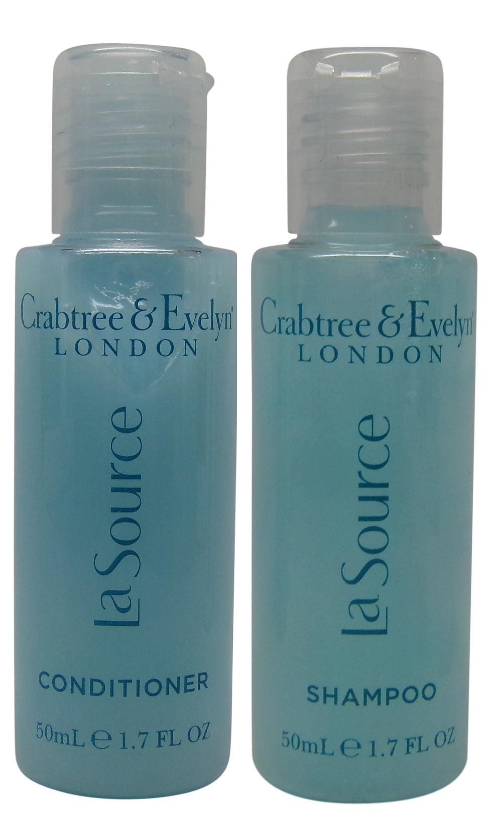 Crabtree and Evelyn La Source Shampoo and Conditioner 14 total (7 of each) 1.7oz Bottles.