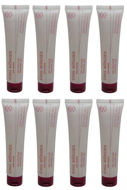Cinq Mondes Shower Gel Rituel de l'Atlas lot of 8 each 1.35oz. Total of 10.8oz