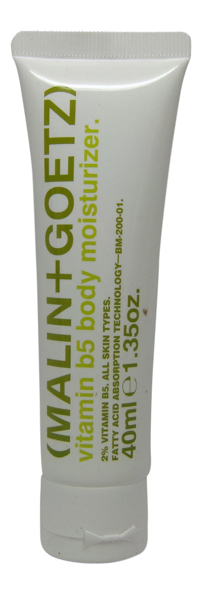 Malin + Goetz Vitamin b5 Body Moisturizer lot of 5 tubes each 1.35oz Total of 6.75oz