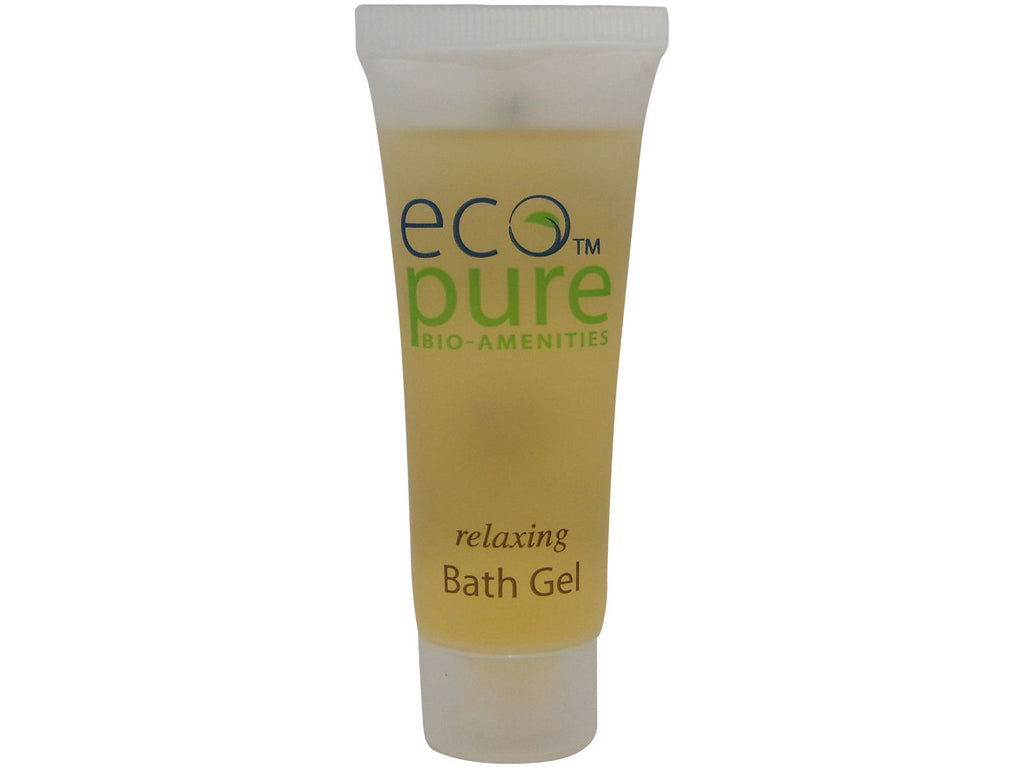 Eco Pure Relaxing Bath Gel Lot of 4 each 1oz Bottles. Total of 4oz