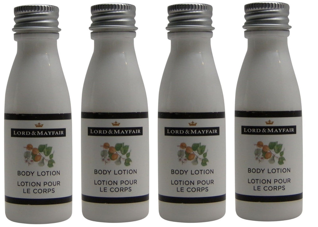 Lord and Mayfair Apple & Wicker Body Lotion Lot of 4 Each 1oz Bottles.