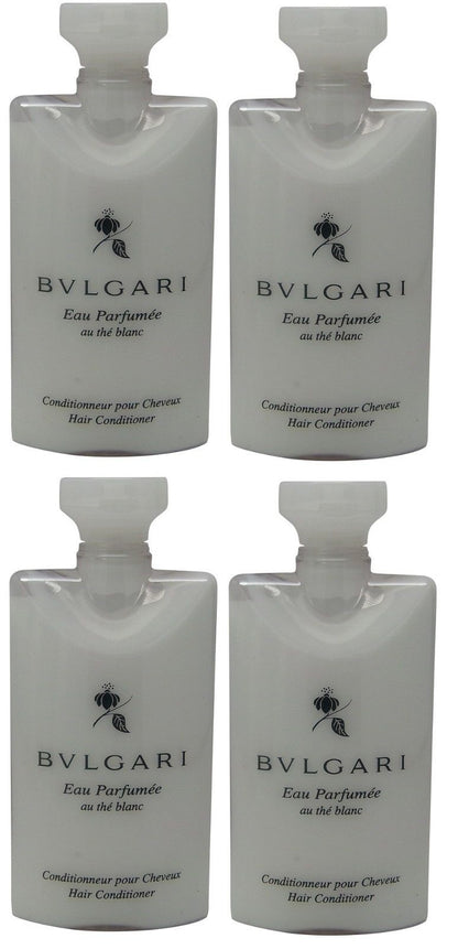 Bvlgari White Tea au the blanc Conditioner lot of 4 each 2.5oz Total of 10oz