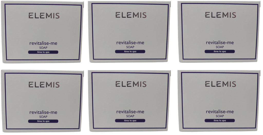 Elemis Revitalise Me Soap lot of 6 each 1.76oz Bars. Total of 10.56oz