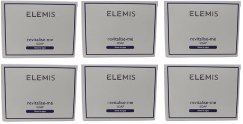Elemis Revitalise Me Soap lot of 6 each 1.76oz Bars. Total of 10.56oz