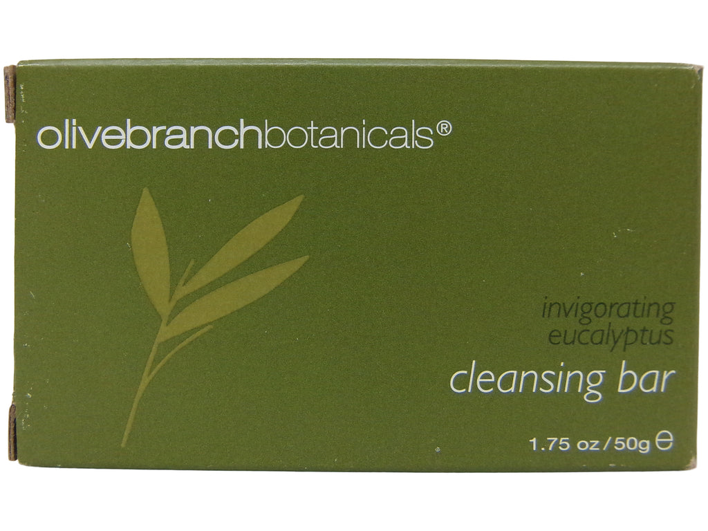 Olive Branch Botanicals Eucalyptus Cleansing Bar 1.75oz Carton Lot of 12 each 1oz Bars. Total 21oz