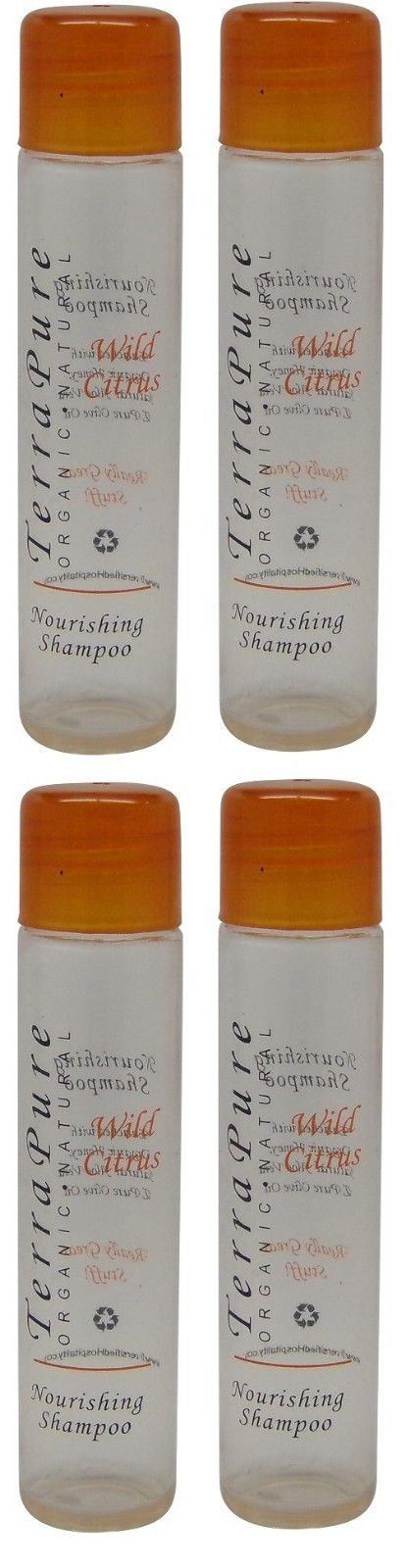 Terra Pure Wild Citrus Nourishing Shampoo Lot of 4 ea 1oz Bottles Total of 4oz