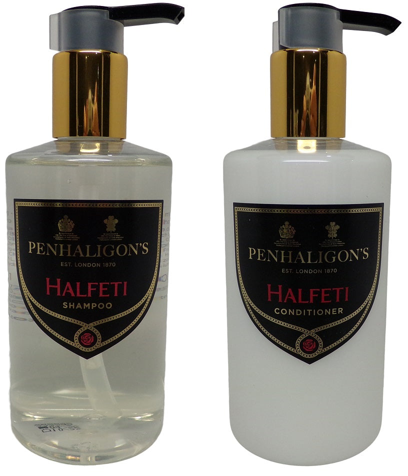 Penhaligons Halfeti Shampoo and Conditioner 10oz Pump Bottles