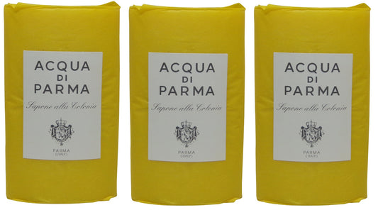 Acqua Di Parma Colonia Soap lot of 3 each 3.5oz Bars. Total of 10.5oz