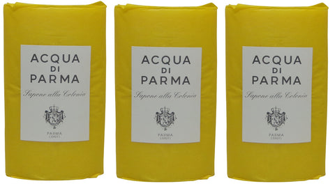 Acqua Di Parma Colonia Soap lot of 3 each 3.5oz Bars. Total of 10.5oz
