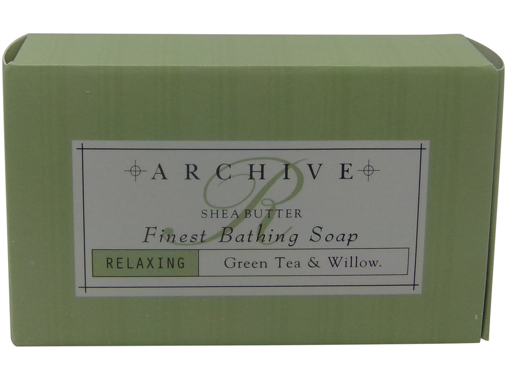 Archive Green Tea & Willow Relaxing Bath Soap lot of 12 Each 2.25oz bars with Shea Butter. Total of