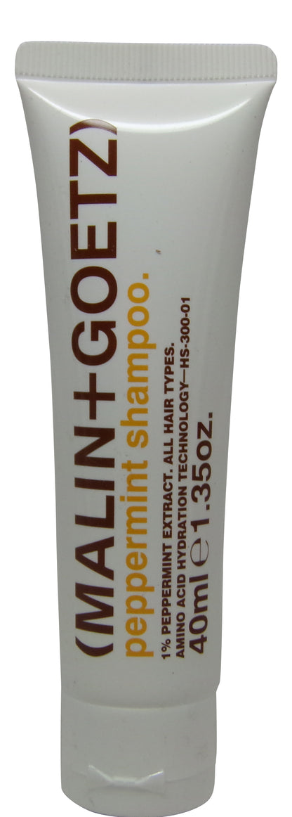 Malin + Goetz Peppermint Shampoo lot of 5 tubes each 1.35oz Total of 6.75oz