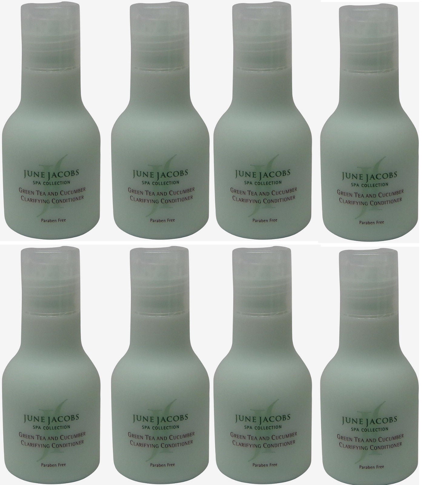 June Jacobs Green Tea and Cucumber Clarifying Conditioner Lot of 8 each 1.7oz