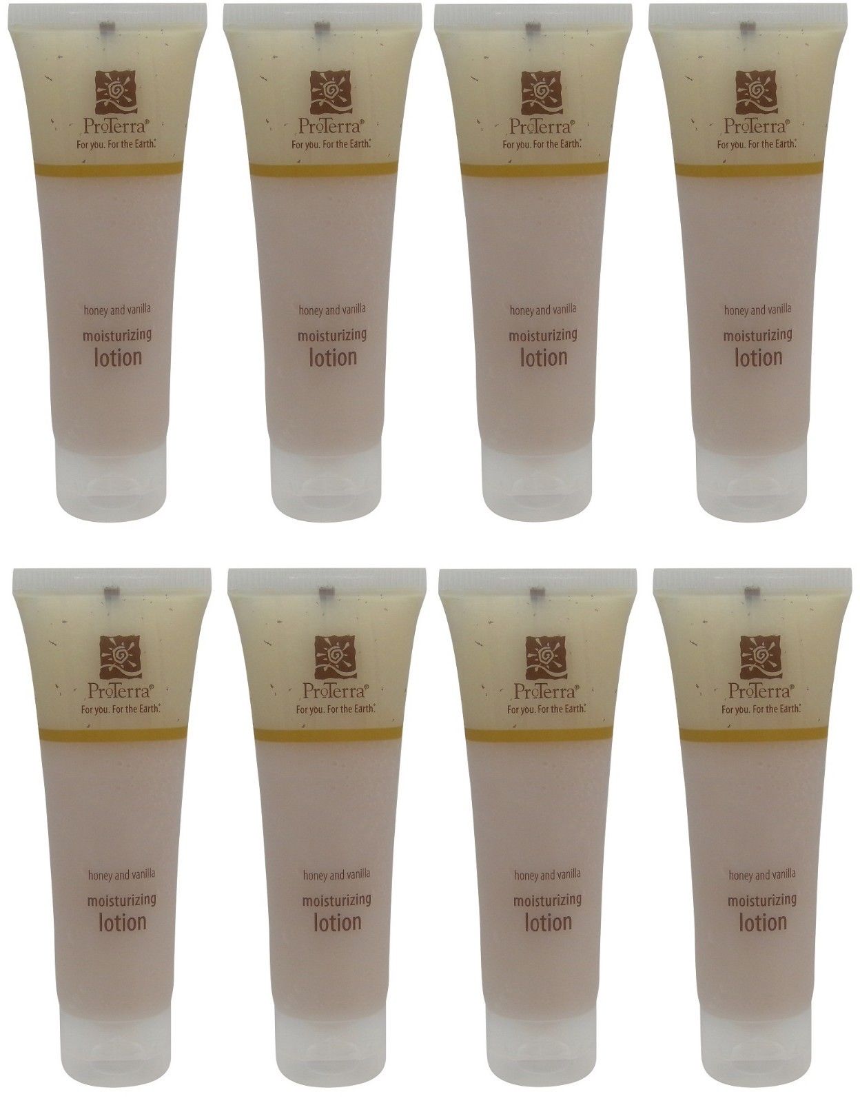 Proterra Honey & Vanilla Moisturizing Lotion Lot of 8 Each 1oz .Total of 8oz