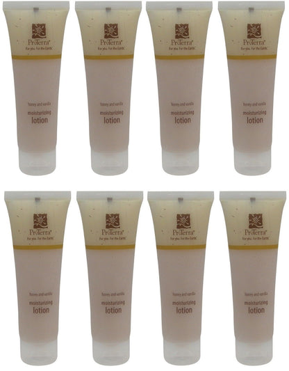 Proterra Honey & Vanilla Moisturizing Lotion Lot of 8 Each 1oz .Total of 8oz