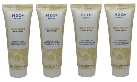 H2O Plus Sea Salt Body Wash lot of 4 each 1.5oz bottles. Total of 6oz