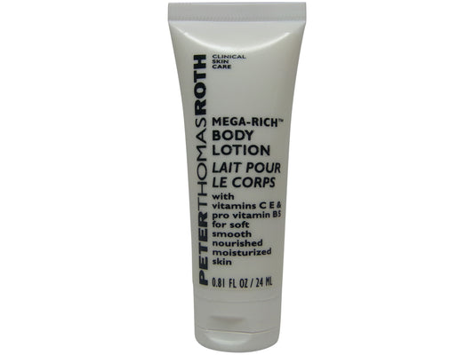 Peter Thomas Roth Mega Rich Body Lotion Lot of 20 each 0.8oz tubes. Total of 16oz